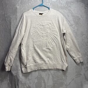 Disney The Lion King Pullover Crewneck Sweatshirt Women's Size Large long sleeve